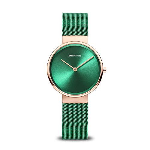 BERING Damen Uhr Quarz Movement - Classic Collection mit Edelstahl und Saphirglas 14531-868 - 5 ATM