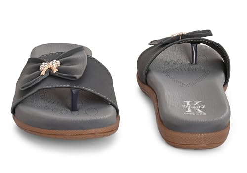 Image of Karaddi Doctor Sandals for Woman | Flats Women Stylish | Womens Sandals Flats | Slippers Orthopedic Footwear for Women Stylish Flat Sandal | Flat Fashion Sandal