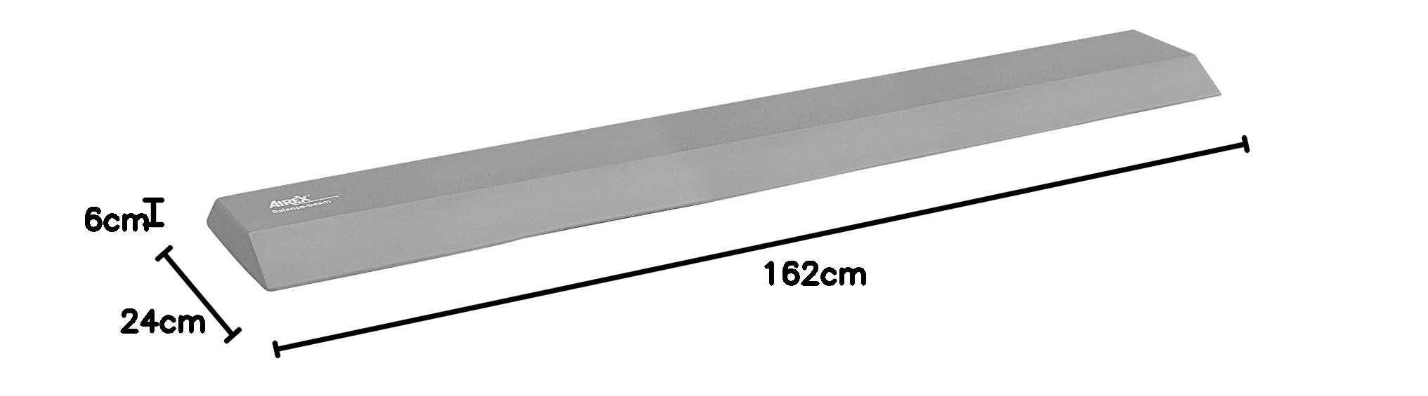 Airex Balance-Beam - Hochwertiger Balance-Trainer für Yoga, Pilates und Fitness, 160x24x6 cm, lava