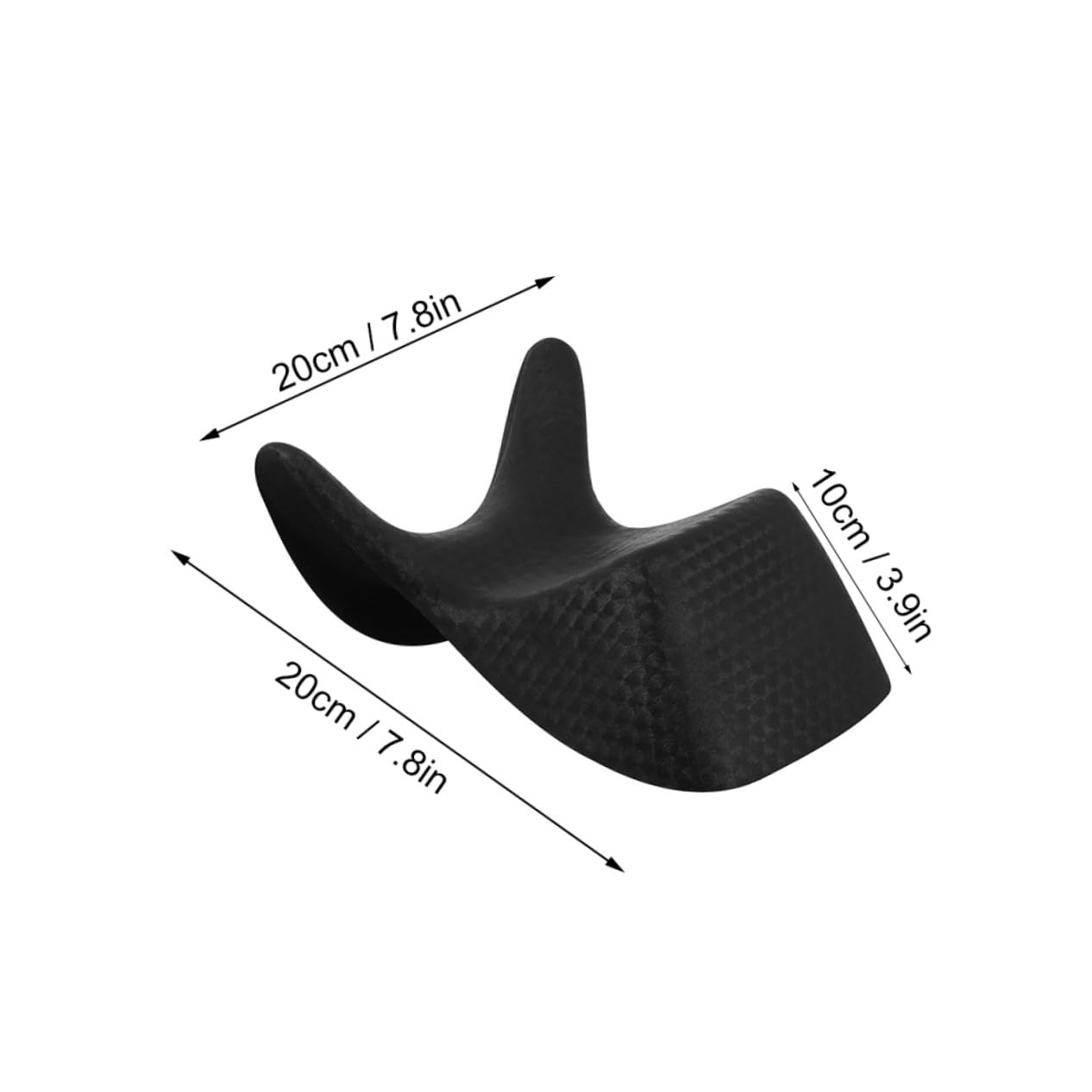 Beaupretty Coussin Repose-Nuque en PVC Réutilisable pour Shampoing 2pcs Antidérapant Confortable pour Salon de Coiffure et Usage à Domicile