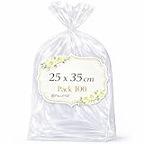 Ofituria Bolsas Celofán Transparente 25 x 35 cm, 1 Pack (100 Bolsas)