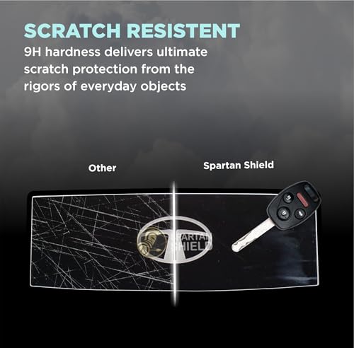 Image of SPARTAN SHIELD {2 PACK} STEERING Screen Guard For TATA PUNCH /NEXON /HARRIER /SAFARI /PUNCH.EV /ALTROZ /CURVV /CURVV.EV /HARRIER.EV /TIAGO /TIAGO.EV | Anti Scratch | Water Resistant || Car Digital Display Protector Accessories [Not Tempered Glass]