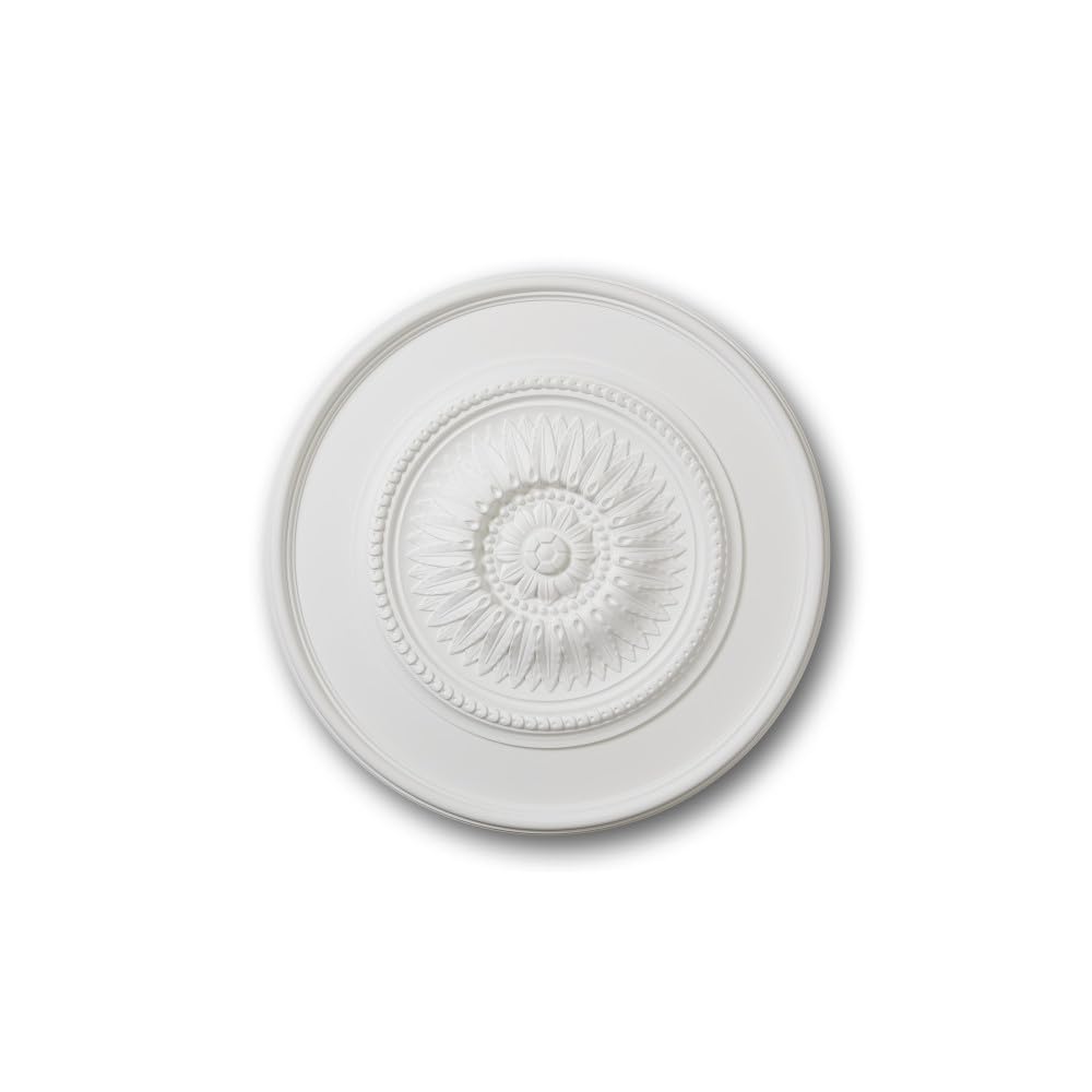 Noel & Marquet White R20 Arstyl Ceiling Rose - 49 X 755 X 755 Mm - Noël & Marquet - A Brand Of Nmc - Polyurethane