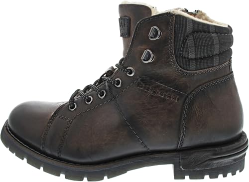 Bottines bugatti Homme 321-6115p en cuir marron élégant pour l'hiver