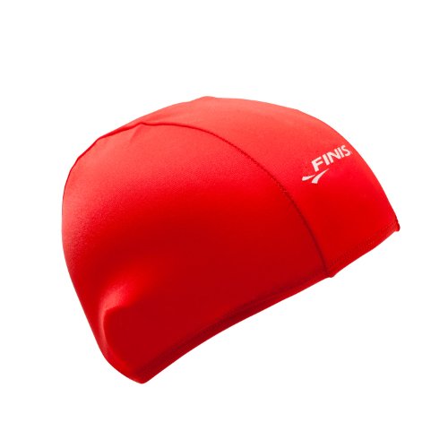 Spandex Swim Cap Red