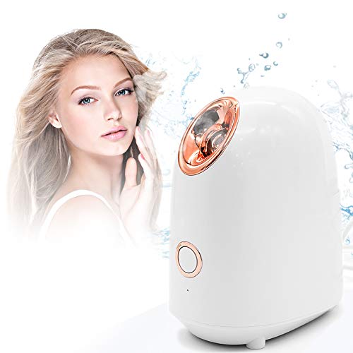 Facial Steamer,Nano Ionic Facial Steamer Warm Mist for Facial Portable Humidifier Warm Mist Steam Face Machine for Women Home Facial Blackheads Acne Skin Care
