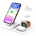 Produktbild Magsafe Ladestation für iPhone 3 in 1 ETROBOT Faltbare Kabelloses ladegerät Wireless Charger für iPhone Kompatibel mit iPhone 12/13/14/15 Serie, Apple Watch 8/7/6/5/4/3/2/SE und AirPods 3/2/Pro