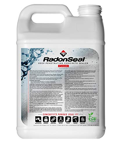 RadonSeal Standard – Deep Penetrating Concrete Sealer (2.5-gal) | Basement Waterproofing & Radon