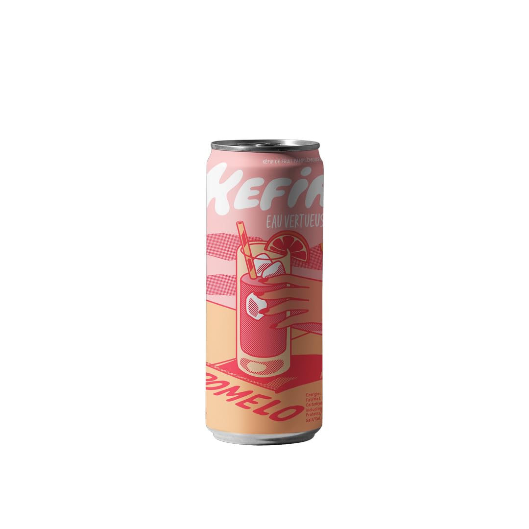 Kéfir Eau Vertueuse goût Pamplemousse/Cardamone - 12 x 25cl