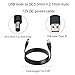 GGIPOWY 3.3FT 3-Pack 18AWG USB Male to DC 5.5mmx2.1mm Male Cable, USB Type A to DC 5V 12V Power Charging Cord,for Portable Monitor & LED Strip Lights