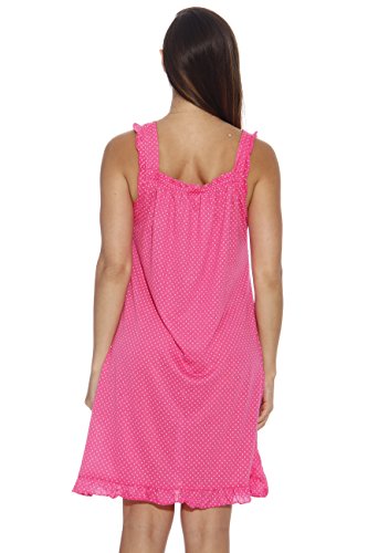 1562C-PNK-L Dreamcrest Nightgown / Women Sleepwear / Womans Pajamas,Bright Pink,Large