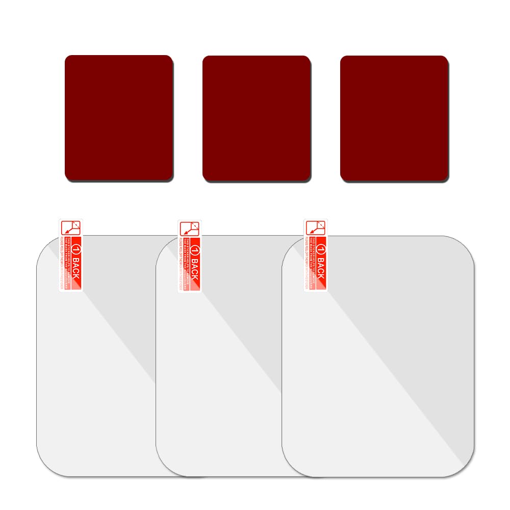 3 PCS Sticky Adhesive Pads for Dash Cam Sticky Adhesive Replacement Tape for Dash Cam Mount Car Camera