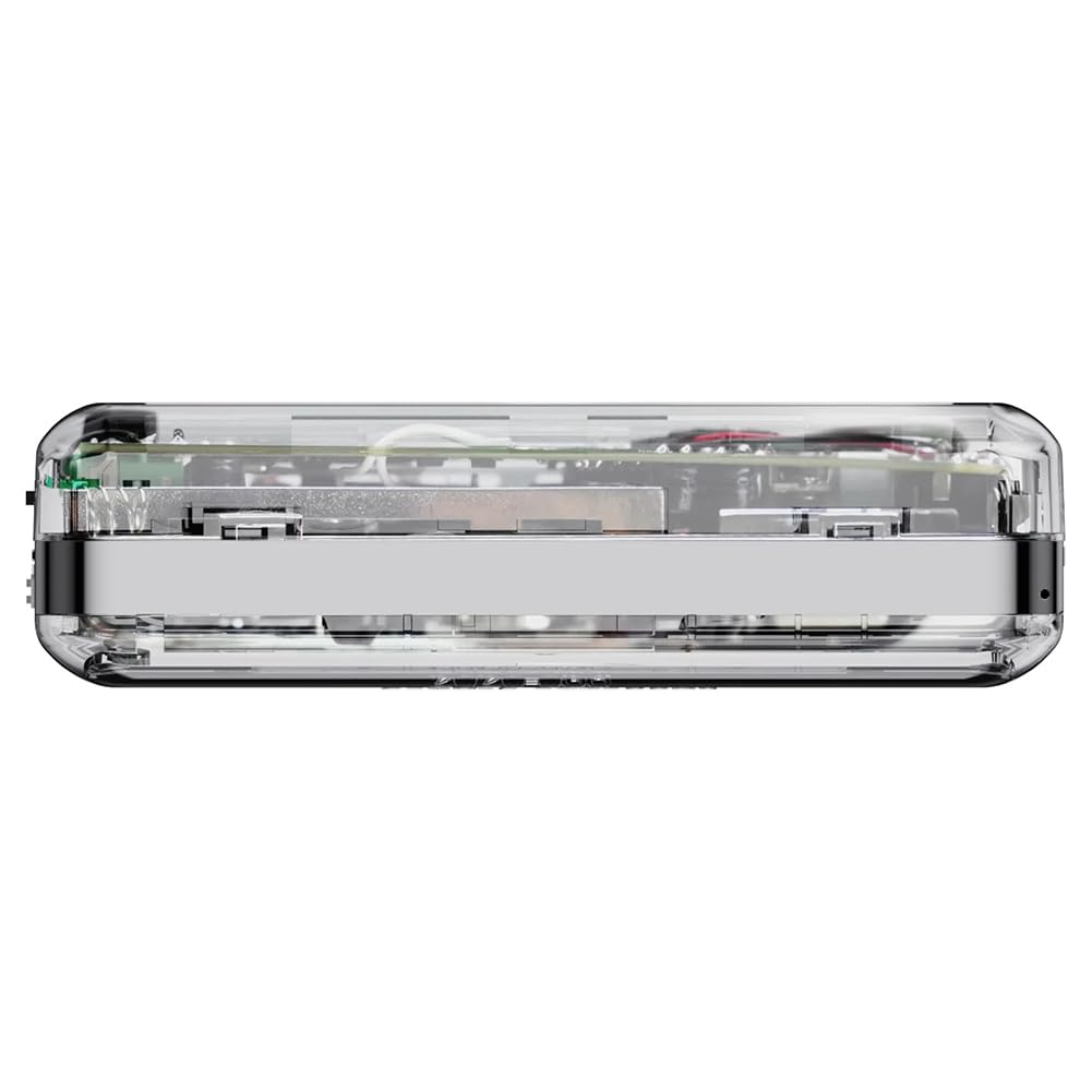 Bloepum 218Pt Cassette Tape to MP3 Converter Recorder Via Pc Cassette Tape Player with Earphone Tape Cassette Music Player Plastic 1 Pcs