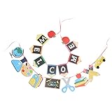 Papier résistant et imprimé net : Confectionnée en papier avec un lettrage imprimé distinct, cette bannière conserve son aspect tout au long de , contribuant à une décoration soignée et pour espaces d’accueil