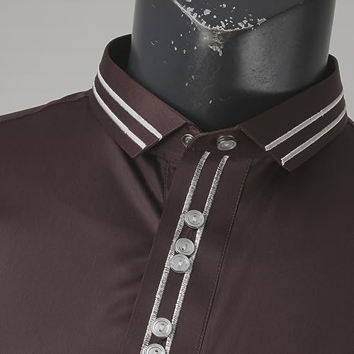 Kaftán abaya de manga larga para hombre y túnica de oración árabe tradicional 6