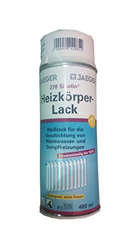 Jaeger Heizkörper Lack 278 Sinolin Weißlack für die Beschichtung