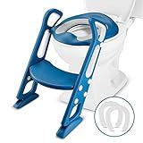 ✿ Kinder Toilettentrainer: Das süße design dieses toiletten aufsatzes wird das interesse Ihres kindes wecken und so seine selbstständigkeit fördern. Das abnehmbare, weiche kissen des töpfchentrainers schenkt Ihrem kind eine angenehme sitzerfahrung und ermutigt so zum eigenständigen toilettengang. Zusätzlich ermöglicht das spritzwassergeschützte design eine unbedenkliche und sorgenfreie nutzung auch von Jungen.