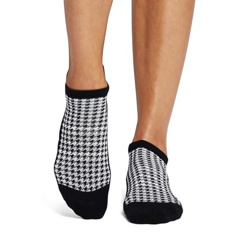 Image of TAVI Savvy Pilates Socks with Grips for Women | Non-Slip Grip Socks, Patented Grip Sole Design, Soft Organic Cotton Knit, Arch Band Support; Wear for Yoga, Barre, Lagree