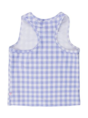 RuffleButts Girls UPF50+ Sun Protected Athletic Active Stretch Tank Top2