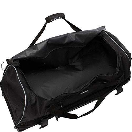 Travelers Club Adventure Upright Rolling Duffel Bag, Black, 36 Inch 119.0L