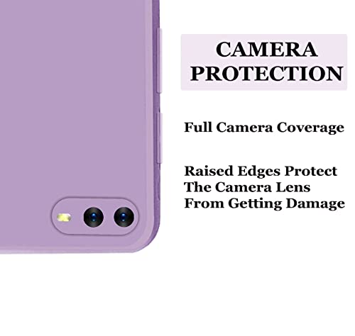 Image of A rtistque Back Cover Case for Oppo A7 / Oppo A5s with Camera Protection | Shockproof TPU | Stylish Protective Design | Slim Fit | Ultra Matte | Oppo A7 / Oppo A5s Back Cover - Purple