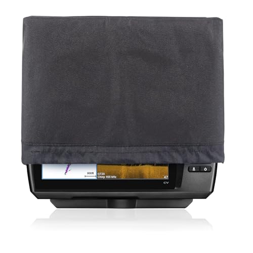 Image of Fishfinder Cover 3-10in,Depth Finder Oxford Fabric Waterproof Protection Accessories,for Hummingbird Lowrance Models,Protects Your Screen and Device from Sun Adverse Weather Damage Fishing