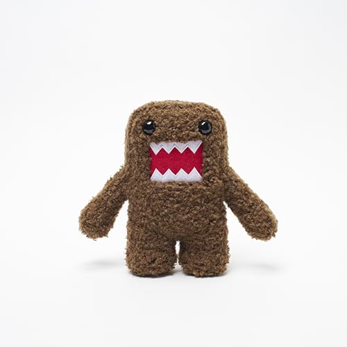 LICENSE 2 PLAY Domo Kun 6.5-Inch Classic Plush – The OG Brown Monster Collectible Toy - Super-Soft Nostalgia for Kids, Kidults & Meme Lovers