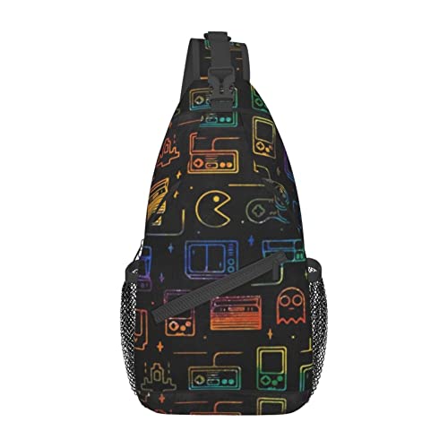 Sac de poitrine jeu vidéo pour hommes idéal pour le travail et les voyages décontractés