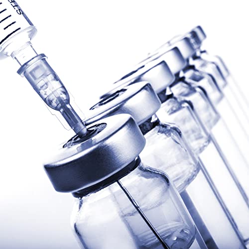 100 Pack 18Ga 1 Inch Sterile Disposable Injection Needle With Cap For Animal, Pet, Poultry And Industrial Dispensing Needl Accessories #TOP5