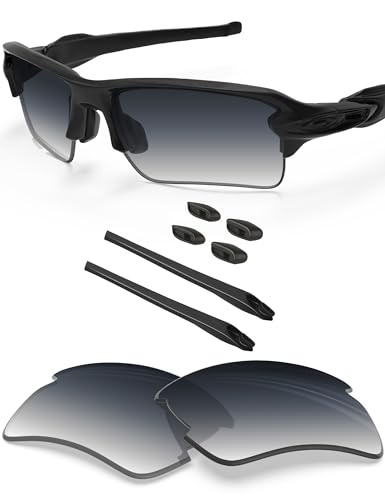 Image of BLAZERBUCK Anti Salt Replacement Lenses & Sock Kit for Oakley Flak 2.0 XL OO9188 Sunglasses