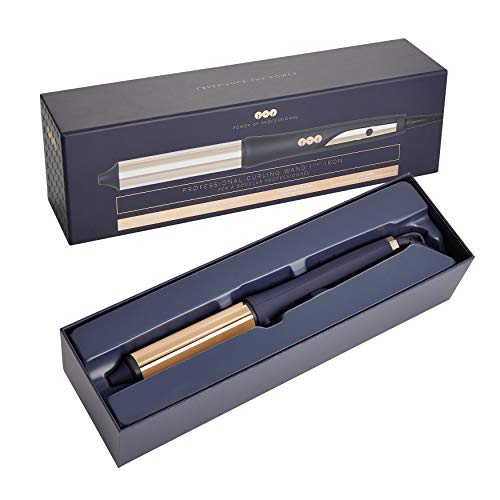 1.25 Inch Curling Iron - P.O.P - Professional Titanium Hair Curler with Adjustable Temperature