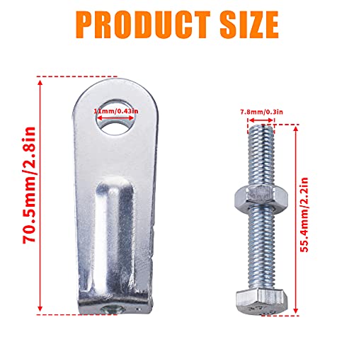 Cncmotok Chain Puller Tensioner Adjuster Fit For Yamaha Raptor 350 05-16 Warrior 350 89-05 Blaster 200 88-06 Breeze 89-04 Banshee 350 87-06 Grizzly 125 04-13 Tri-Z Ytz250 85-86 Atv Quad 4 Wheeler #TOP1