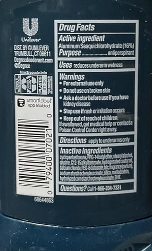 Degree Sport Defense Desodorante en Barra 2.7 oz miniatura 3