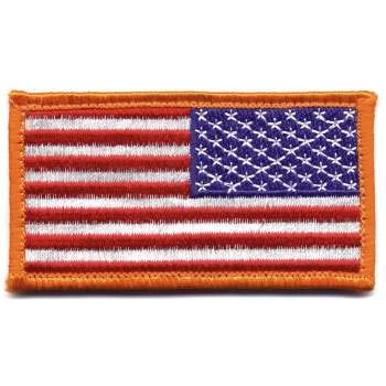 ROTHCOReverse American Flag Patch with Hook Back