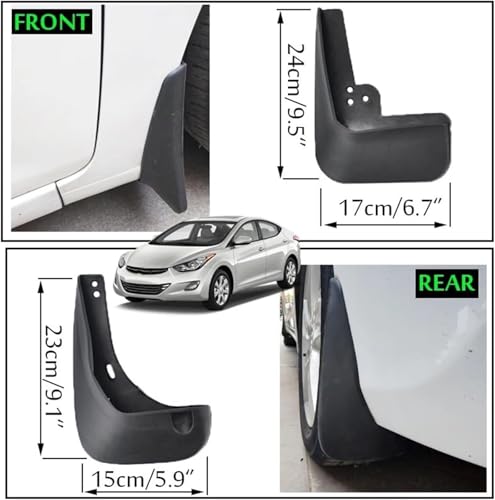 Garde-boue pour Hyundai Elantra 2011-2016 idéal pour route de campagne - 2