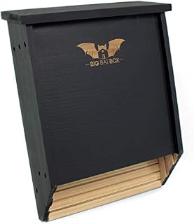 BIGBATBOX -Bat Houses for Outdoors - Proven Bat Box Design, Premium 2-Chamber Cedar