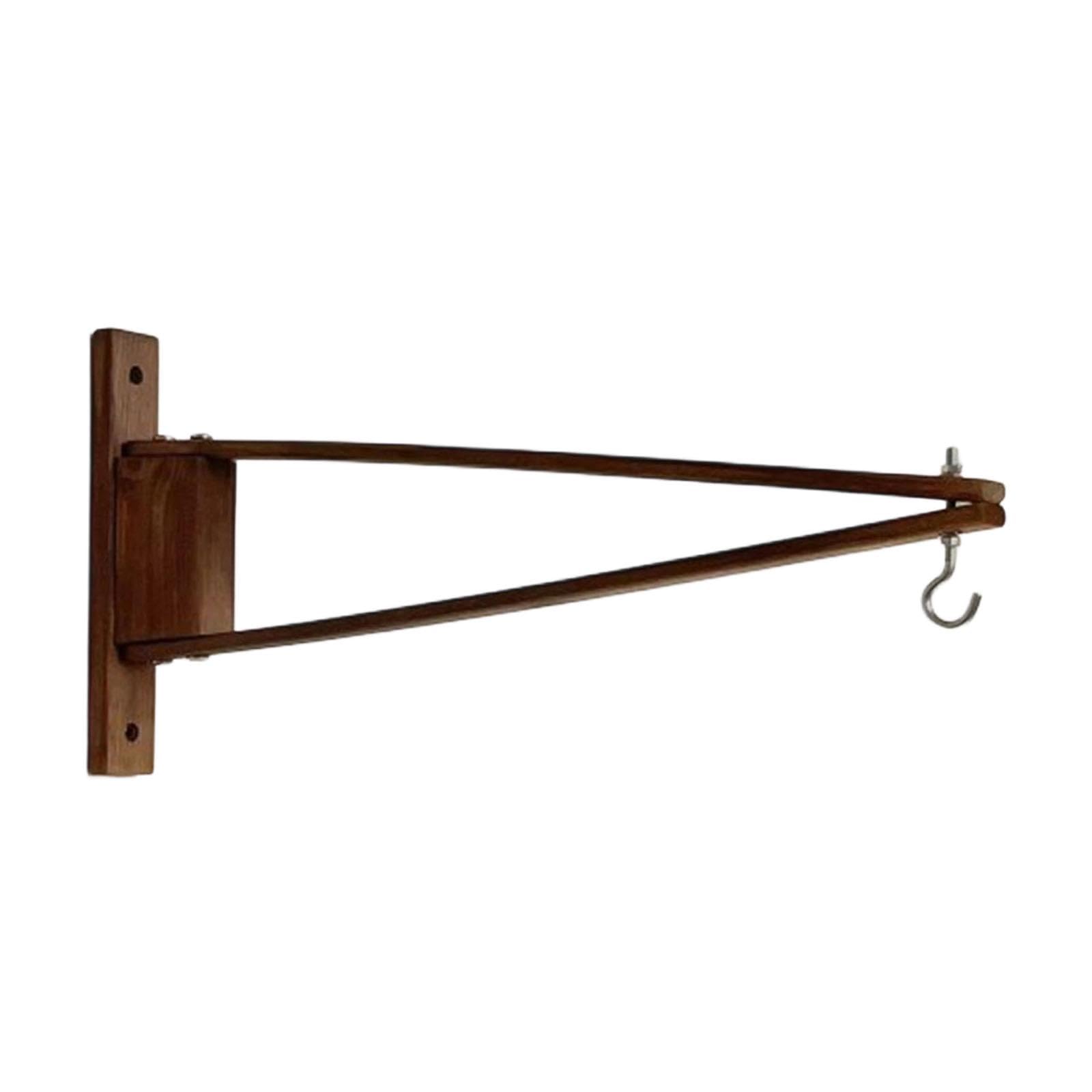 Lanterne de chambre et support mural bois pour étagère plante