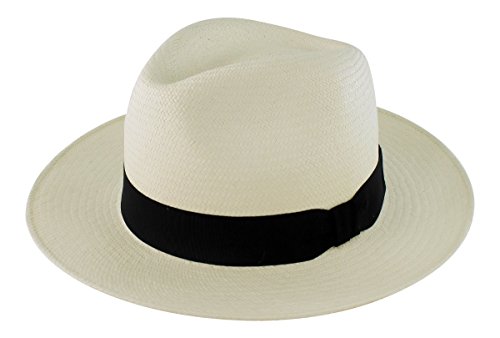 Chapeau Panama Snap Bord chapeau d'été écru pour homme et femme M