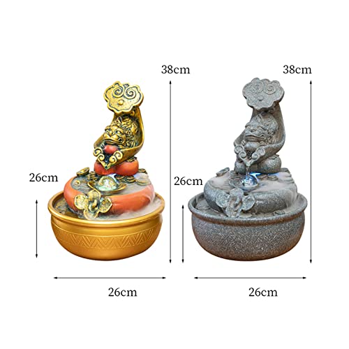 Fuente de mesa zen con luces LED para transformar tu escritorio en un oasis de relajación 4