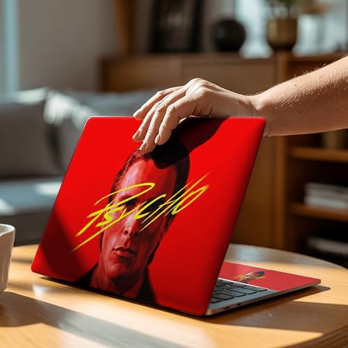 Image of NoWorries Laptop Skin for 15.6 & 14 Inch Laptop | Motivational, Superhero, Sports & Graphic Design Laptop Sticker Wrap | Premium Vinyl Laptop Cover (Psycho, 13.5 x 9.5inches)