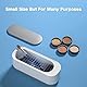Ultraschallreinigungsgerät Brille Ultraschall Brillenreinigungsgerät Ultrasonic Sonic Cleaner Ultraschallbad 45000Hz Ultraschallreiniger Brille Für Reinigung Brillen Schmuck Uhren Zahnprothesen.