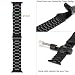 Tasikar para Correa Apple Watch 42mm 44mm Metal de Acero Inoxidable Correa...