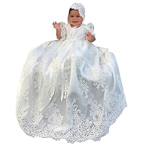 Lovely Lace Girls Christening Gowns Dresses