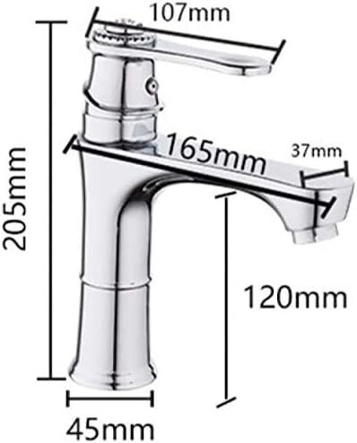 Robinets de lavabo cascade mitigeur de salle de bain pont