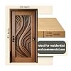 MUSA KAZIM Hand-Carved Wooden Main Door – Fancy Sagwan Teak Wood Gate ...