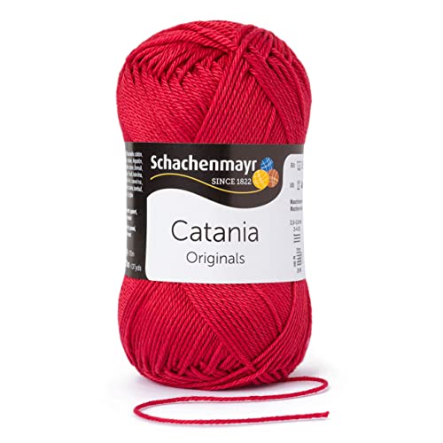 Schachenmayr Catania, 50G kirsche Fils À Tricoter