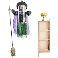 Decoración De Voladora - Jardín De Halloween Garden Flying Witch