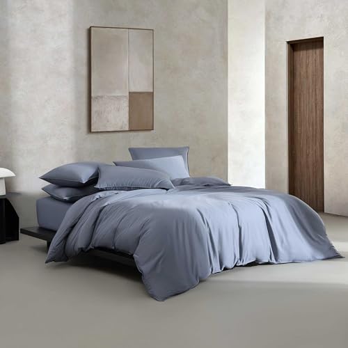 Calvin Klein - King Duvet Cover Set with Shams, Cotton Sateen - image 6