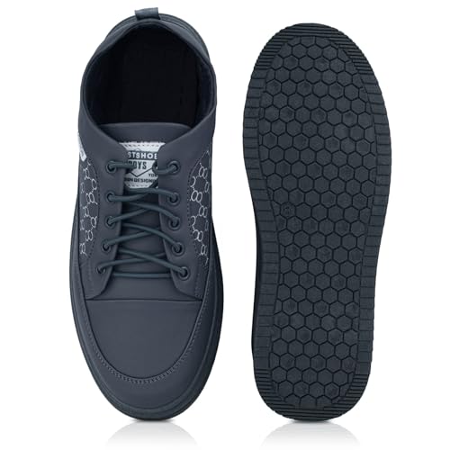 Image of Shoes for Men Casual Fashion Sneakers with Mesh Breathable Upper Non-Slip Rubber Sole, Stylish, Exclusive Trendy Sports Running Shoes (Multicolours)