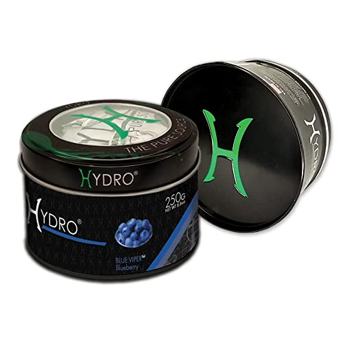 Hydro Hookah Shisha - Signature Hookah Flavor Blends, Delicious Shisha Hookah Flavors, 250g [Blue Viper - Blueberry]